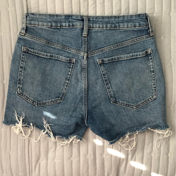 EUC! High-Waisted O.G. Straight Cut-Off Jean Short - Picture 2 of 4